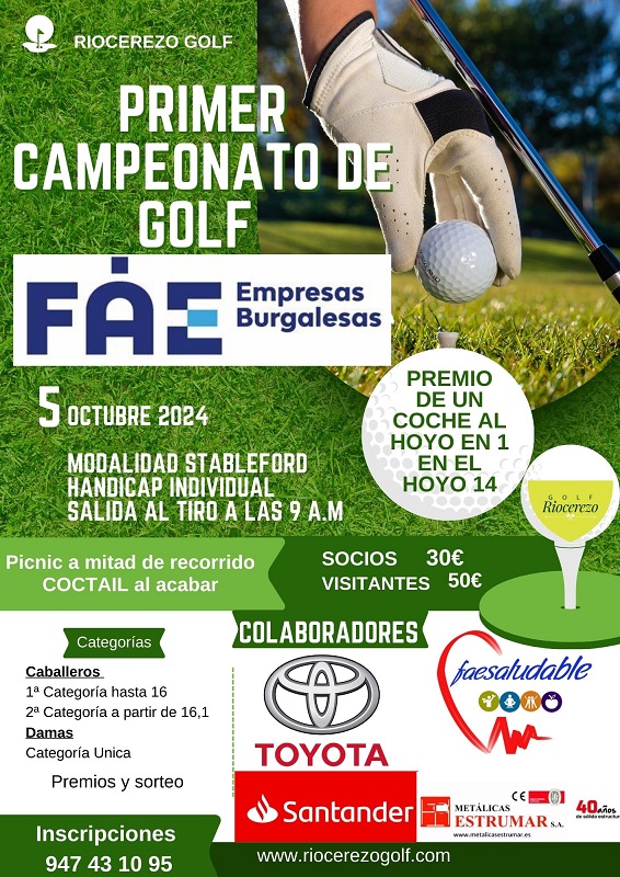 CAMPEONATO GOLF FAE EMPRESAS